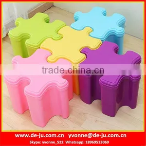 Space Saving Plastic Stackable Stool thumbnail-1