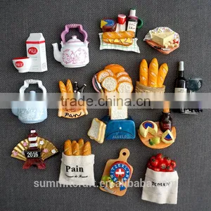 Custom Food Magnet Resin 3d Fridge Magnet thumbnail-1