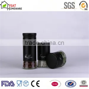 Cheap High Quality Glass Coffee Tea Sugar Storage Canister Jar thumbnail-1