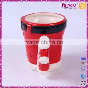 Unique Shape Ceramic Decoration Christmas Mug thumbnail-2