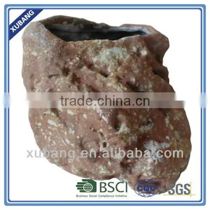 Sandstone Rock Flower Pots Artificia Flower Pots Wholesale thumbnail-1