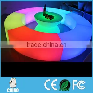 Event Party Use Best Sales LED Bench / New Led Illuminated Furniture thumbnail-1