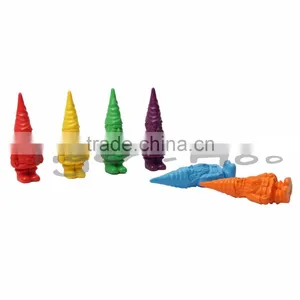 Wholesale School Stationery 6 PK Garden Monster Oil Crayon thumbnail-2