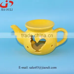 Hot Design Cheap Teapot Shape Ceramic Oil Warmers, Oil Heater Stove thumbnail-2