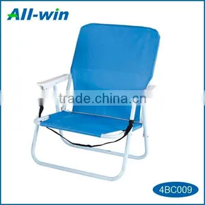 Popular Outdoor High-quality Stackable Space-saving Low-seat Leisure Beach Chair With Armrest thumbnail-1