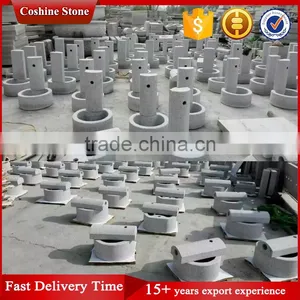Grey Granite Classical Stone Floor Stand Water Fountains thumbnail-6