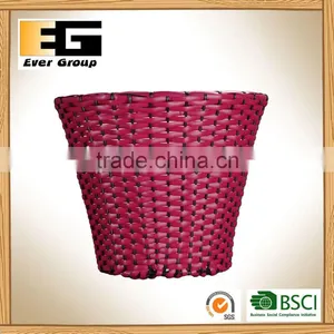 Red Rattan Garden Planter/ Storage Baskets/Bathroom Basket thumbnail-2