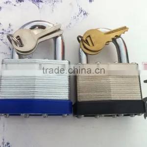 Laminated Aluminium Padlock With Normal or Long Steel Shackle thumbnail-6