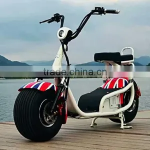 Cheap Electric Scooter City Coco Fat Tire Electric Scooter thumbnail-1