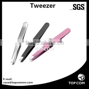 Stainless Steel Facial Hair Care Tweezers Set of 3 Slant Tweezers thumbnail-1