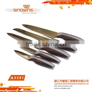 Professional Chef Knife Set - 5 Colorful Kitchen Knives thumbnail-1
