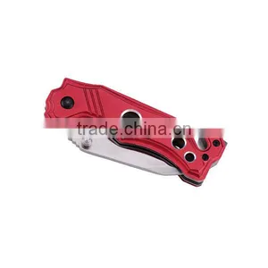 A21-1118 Stainless Steel Curved Anodized Aluminium Folding Knife thumbnail-1