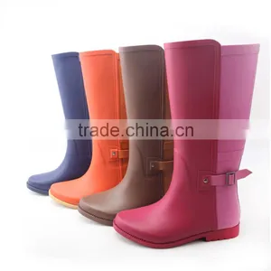 2017 Women Rubber Rain Boots With Good Shape thumbnail-1