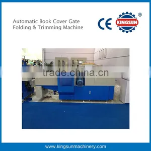 Automatic Book Cover Gate Folding & Trimming Machine thumbnail-2