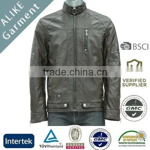 High Quality Brown Leather Jacket for Men thumbnail-1