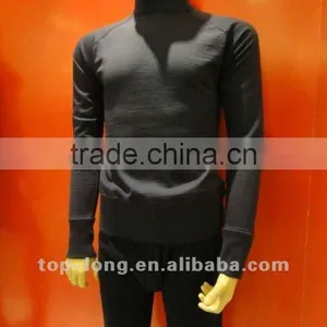 100% Merino Wool Thermal Underwear of Men Long Johns thumbnail-1