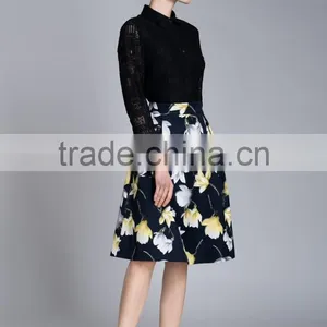 Spring Season Ladies Long Sleeve Elegant Lace Shirt thumbnail-2