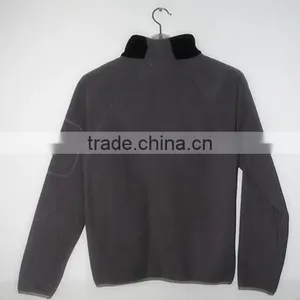 100% Polyester Mens' Winter Jacket Compounded Polar Fleece Double Brush thumbnail-3