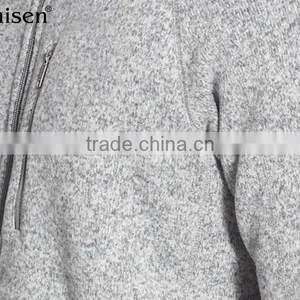 China Manufacturer Grey Knitted Sweater Men Coats thumbnail-4