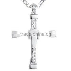 925 Sterling Silver Jewelry Pendant Popular Cross Forever Design for Lovers thumbnail-1