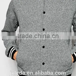 Men Zip up Plain Varsity Sweatshirt Jacket Custom, Spring / Autumn Apperel OEM Supplier thumbnail-3