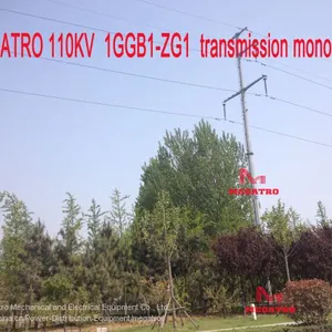 MEGATRO 110KV 1GGB1-ZG1 Transmission Monopole thumbnail-4