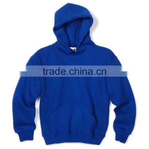 Custom Design Printing Wholesale Cheap Kids Fleece Blank Pullover Hoodie thumbnail-4
