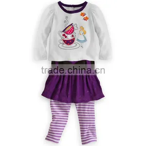 Made in China White Sweet Pajamas for Girls thumbnail-1