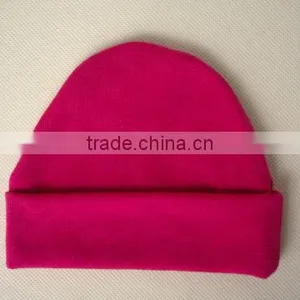 Cotton Knitted Baby Hats With Turnup thumbnail-1
