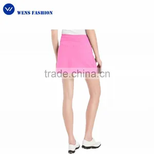 Custom Tennis Skirt With Pockets Girls Womens Elastic Waist Sports Skirt thumbnail-1