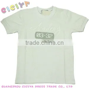 Boy Round Neck School White T-shirt thumbnail-1
