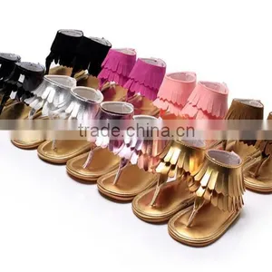 Kids Crib Bebe Fringed Moccasins, Baby Summer Sandals, Fashion Shoes for Baby thumbnail-1