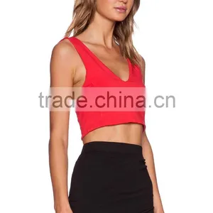 Cotton Lycra Crop Top thumbnail-2