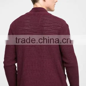 Men's Fashionable Heavy Causal Shawl Collar Knitted Cardigan Sweate With Wholesale Price thumbnail-3