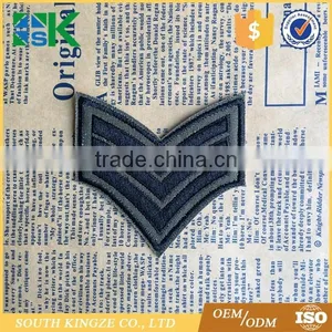 Military Chevron PATCH Aviation Pilot Tag Grade Custom Iron On Embroidery Patch thumbnail-1