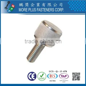 Knurled Head Over Sized Head Right Hand Threads Thumb Screw thumbnail-6