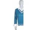 Fashion Knitted v Neck Sweater thumbnail-1