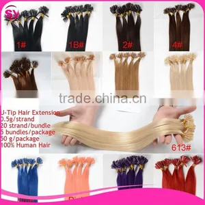 Brazilian Remy U Tip Keratin Human Hair Extension,Keratine Nail Tip Bohemian 100 Cheap Remy U Tip Hair Extension Wholesale thumbnail-6