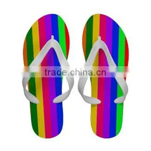 Rainbow Gay Pride Pony Cartoon Beach Slippers Summer Flip Flop thumbnail-2