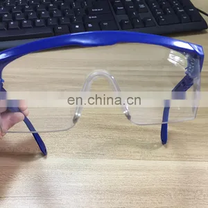 Clear Plastic Safety Protective Glasses With Clear Transparent Lens thumbnail-2