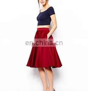 Latest Full Midi Skirt With Pockets Design thumbnail-1