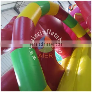 2016 Aier Guangzhou Mickey Mouse Inflatable Large Bouncy Combo /Mickey Mouse Painting Inflatable Funland thumbnail-3