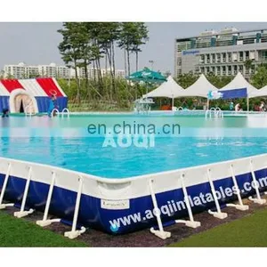 Hot Metal Frame Swimming Pool thumbnail-1