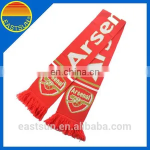 High Quality Customized Sports Promotional Polyester Fan Scarf thumbnail-1