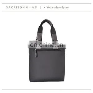 Genuine Cow Leather Portable Shoulder Business Bag for Man Meeting Use thumbnail-5