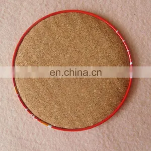 Custom Printing Logo Round Tin Coaster With Cork Back thumbnail-6