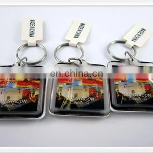 Clothing Shape With Custom Design Card Inserted Blank Acrylic Keychain thumbnail-3