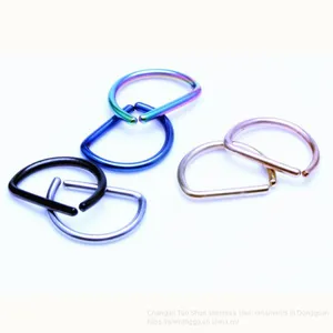 Titanium D Steel Ear Ring Ear Clip Ear Clip Stainless Steel Jewelry Wholesale Manufacturer of Foreign Trade thumbnail-3
