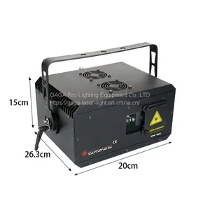Pub dj Disco ILDA 3w Rgb Animation Writing Laser Light thumbnail-5