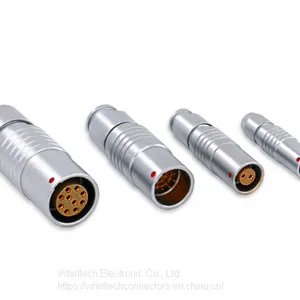Push-pull Self-latching Different B Series Sizes of Free Sockets Connectors thumbnail-1